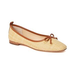 J. McLaughlin Tan and Brown Flats